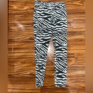 Fashion nova Zebra Print skinny jeans